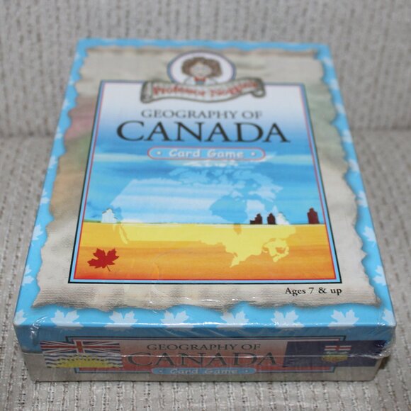 3/$55❤️new sealed Professor Noggin’s Geography of Canada Card Game Kids Trivia - Picture 4 of 7